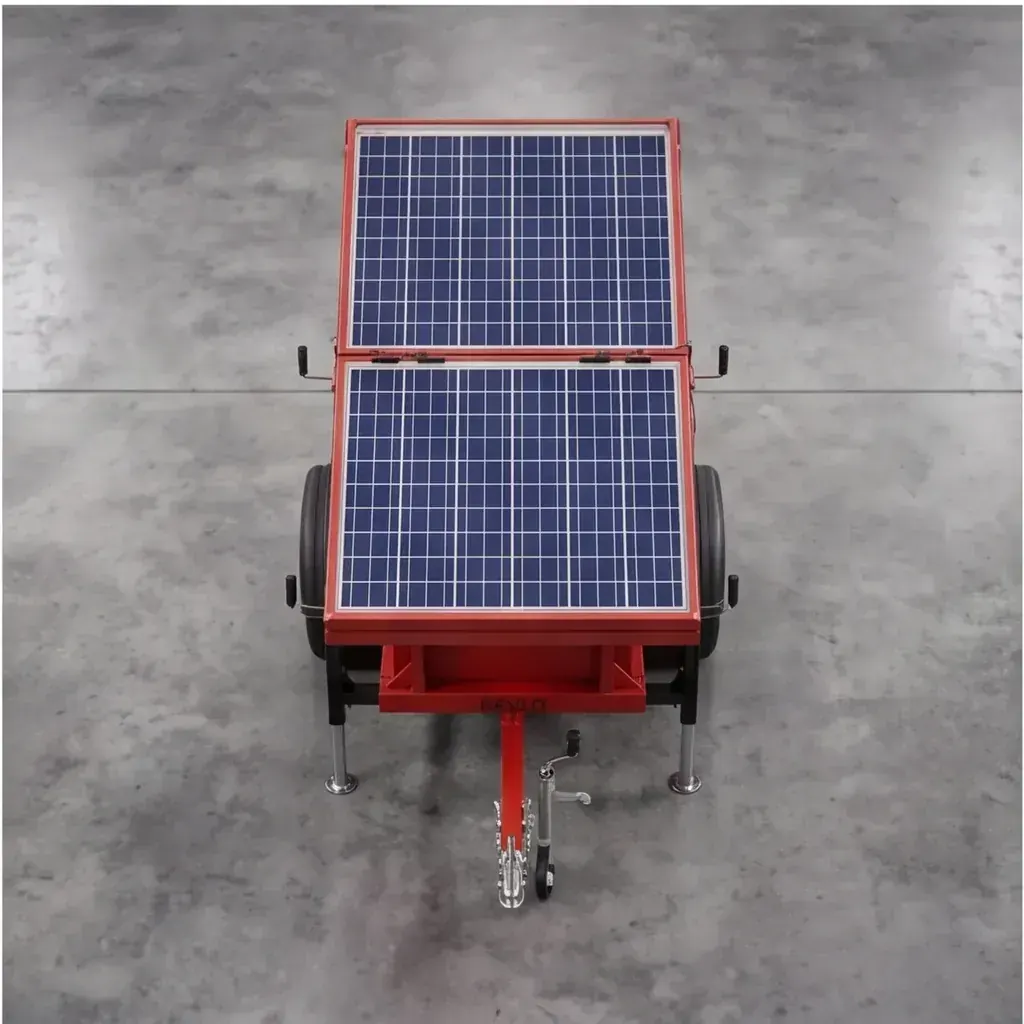 Torre de iluminação solar ECO 300 — portos e logística