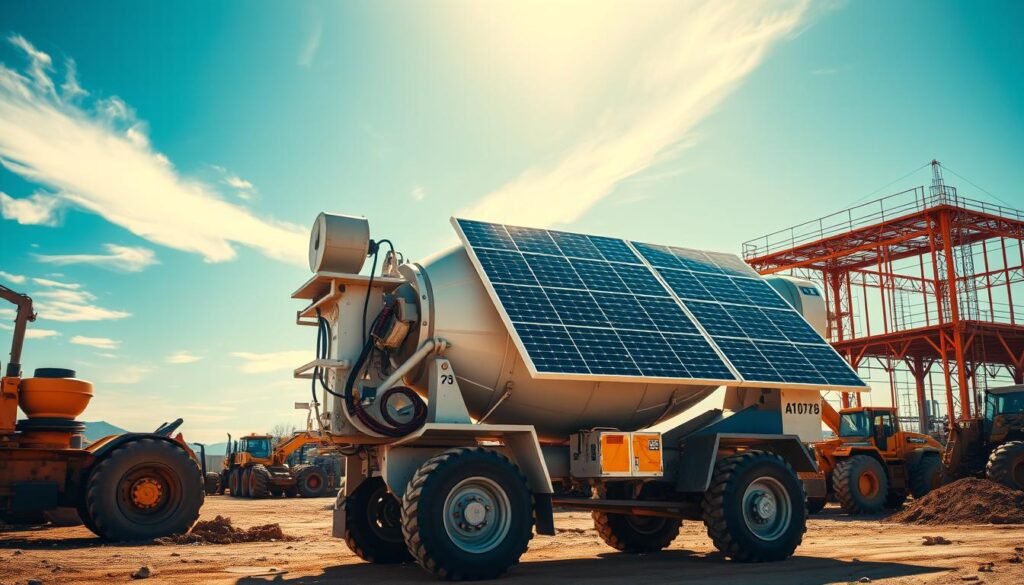 aplicação de energia solar