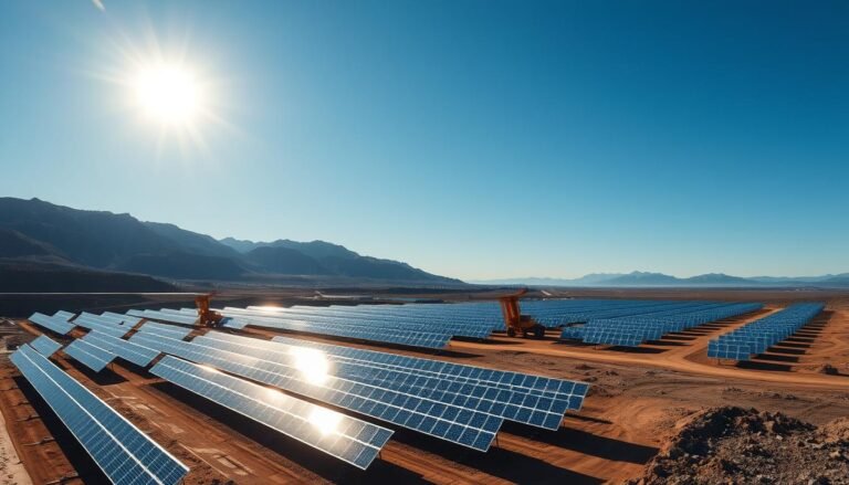 energia solar em mineração